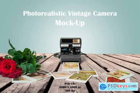 Vintage Camera Mockup