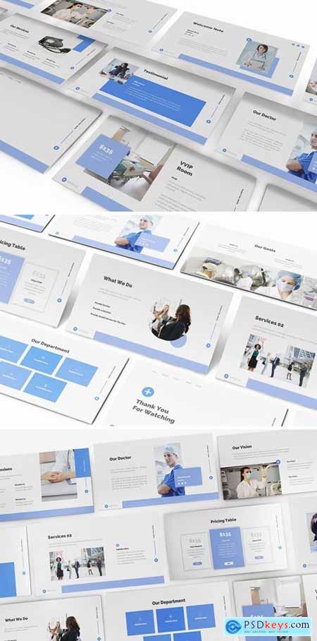 Medical Powerpoint, Keynote and Google Slides Templates