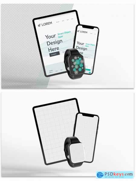Mockup of Electronic Devices 337385441