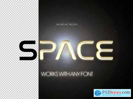 Space Text Effect Mockup 337470521