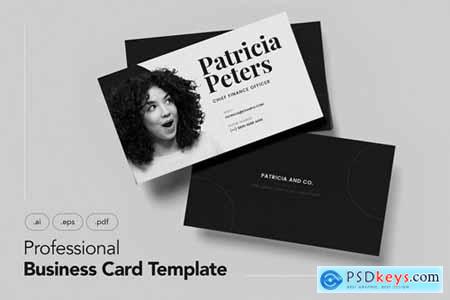 Professional and Minimalist Business Cards V.16