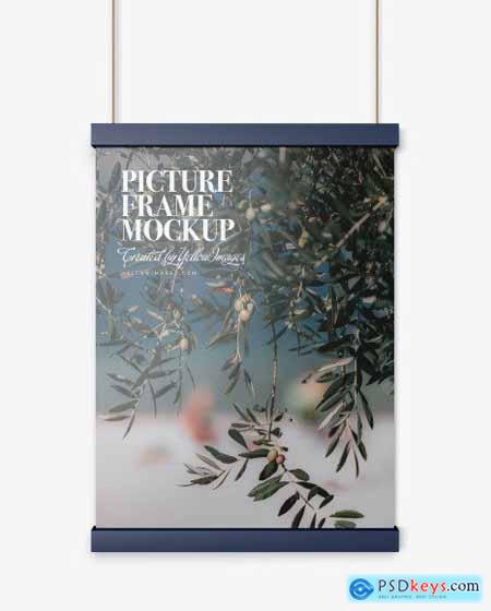 Glossy Picture Frame Mockup 56562