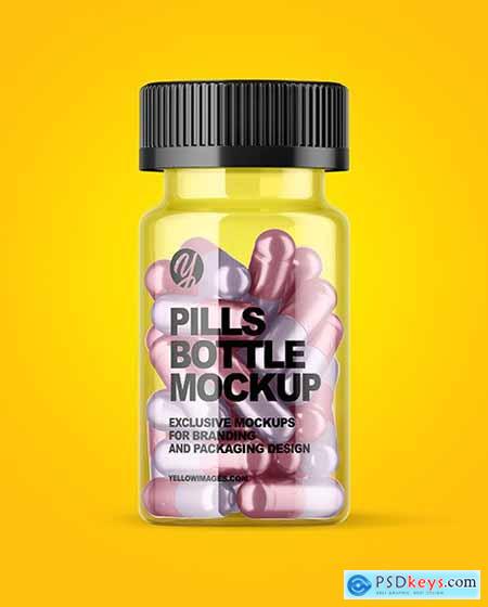Download Clear Bottle With Metallized Pills Mockup 56329 Free Download Photoshop Vector Stock Image Via Torrent Zippyshare From Psdkeys Com Yellowimages Mockups