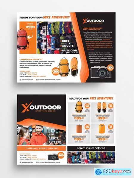 Orange and Brown Flyer Layout 329609985