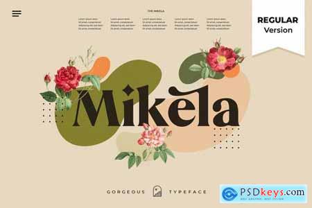 Mikela Regular - Gorgeous Typefaces