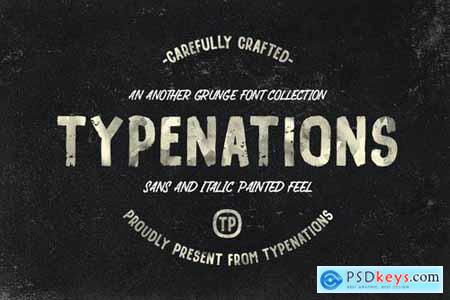 Type Nation Duo Grunge & Painted