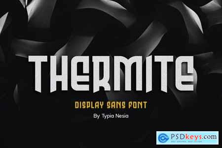 Thermite Display - Sport Font