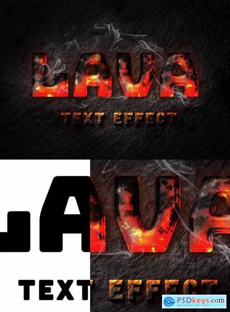 Lava Text Effect 338914061