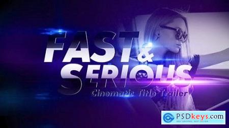 Fast and Serious Cinematic Title Trailer 25982072