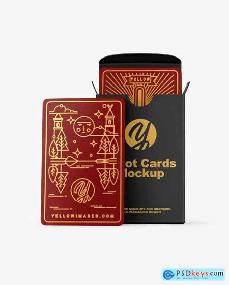 Tarot Cards with Box Mockup 58720