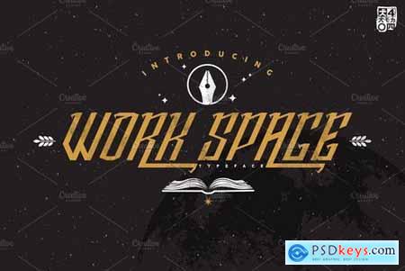 Work Space Stunning Display Fonts 4817562