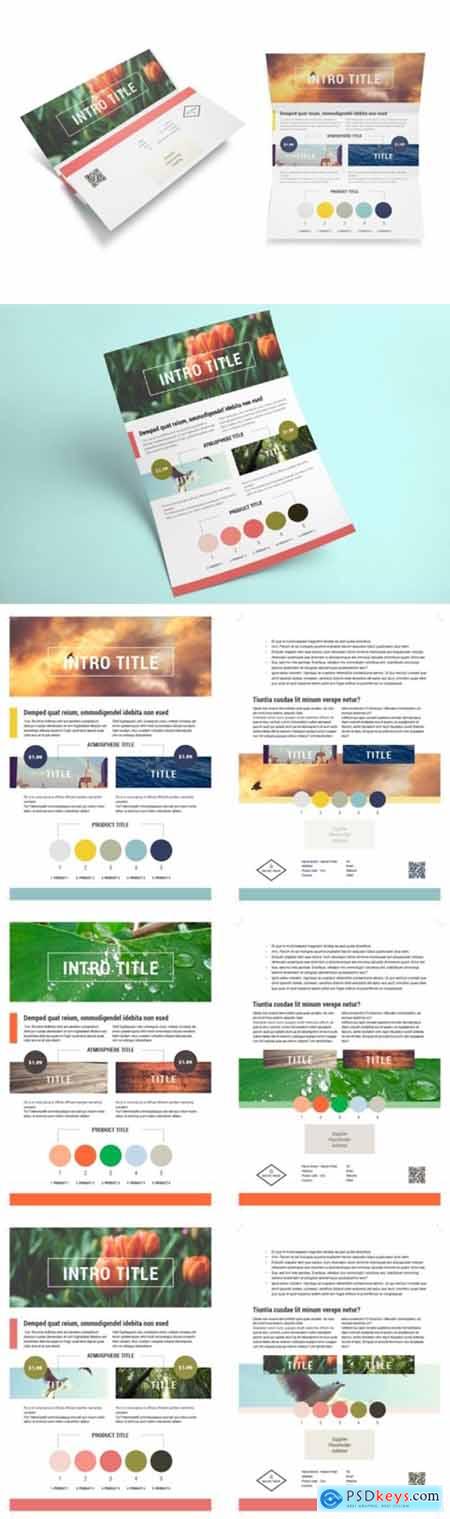 Brochure with 3 Themes