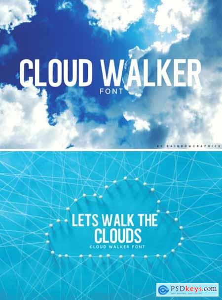 Cloud Walker Font