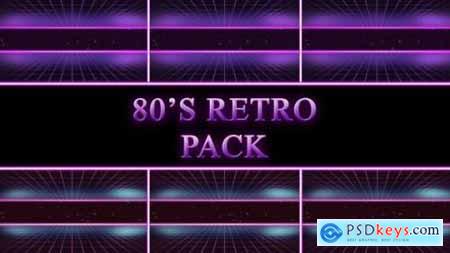 80s Retro Background Pack 20627783