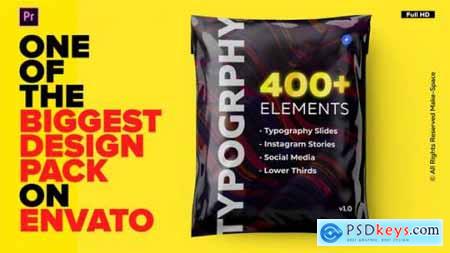 Typography Design Pack for Premiere Pro Essential Graphics 26308150