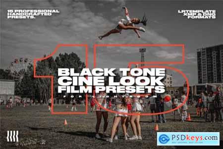 15 Black Tone Cine Look Film Presets 4539090
