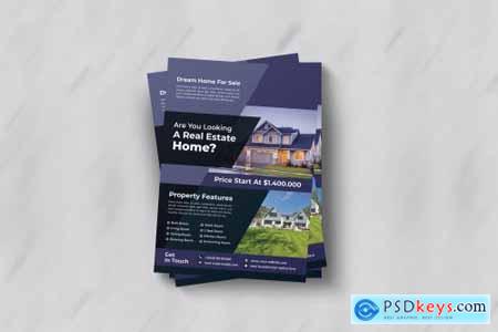 Real estate flyer template 4686186