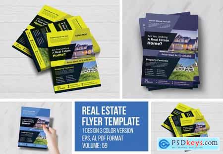 Real estate flyer template 4686186
