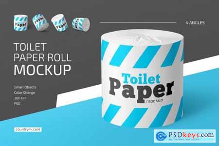 Toilet Paper Roll Mockup Set 4812133
