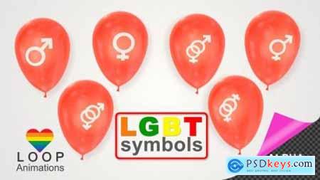 LGBT Symbol Balloons Pack 26200403