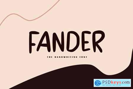 Fander - The Handwriting Font