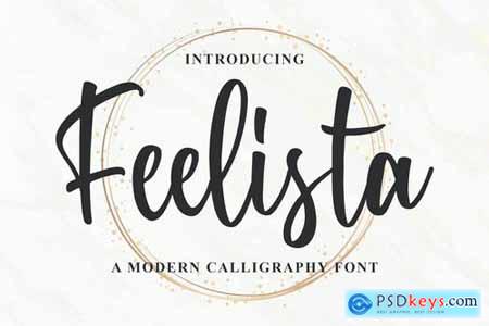 Feelista - a Modern Calligraphy Font