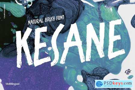 Kesane - Natural Brush Font