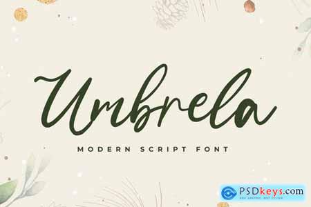 Umbrela Modern Script