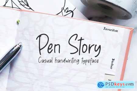 Pen Story - Casual Handwriting