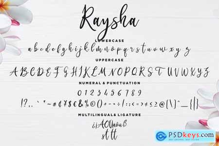 Raysha Signature Handwritten