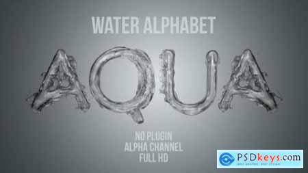 Water Liquid Alphabet 26278926