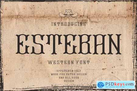 Esteban Western Font 4827163