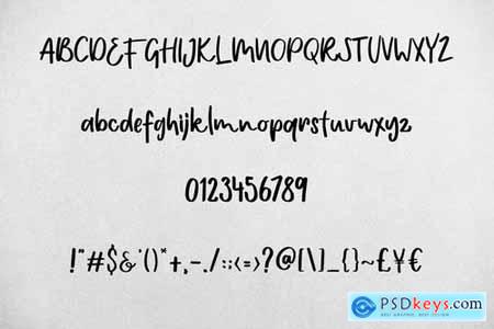 Nuthsell - Handwritten Typeface