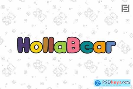 HollaBear - Cute & Playful Kids Font 4818017