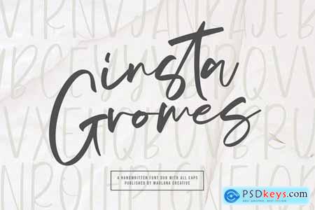 Insta Gromes - Font Duo 4826899
