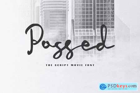 Possed - The Movie Script Font