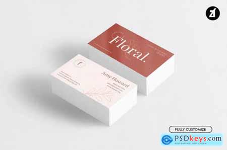 Floral - Business card template