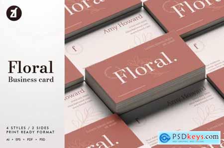 Floral - Business card template