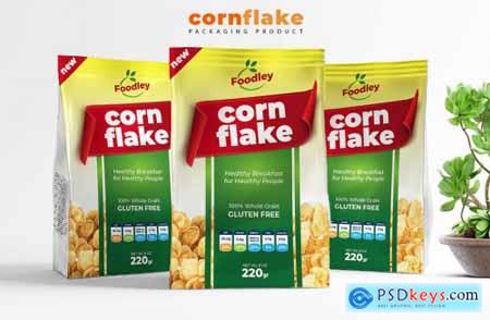 Corn FLakes Packaging Template 2