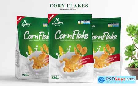 Corn Flakes Packaging Template