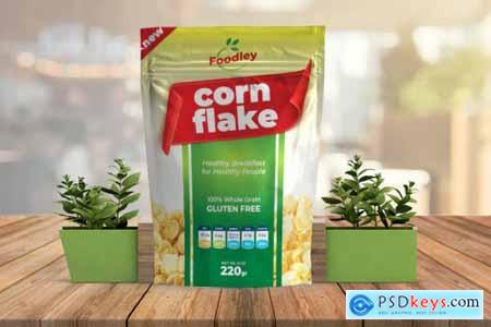 Corn FLakes Packaging Template 2
