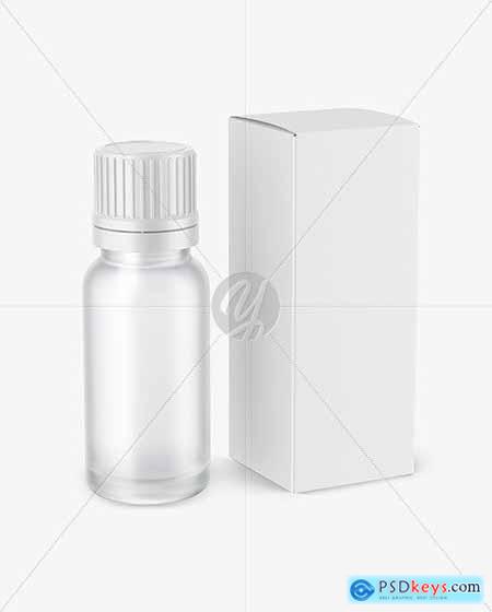 Frosted Glass Dropper Bottle with Box 56519
