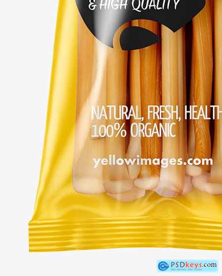 Plastic Bag With String Cheese Sticks Mockup 56544
