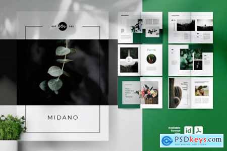 MIDANO Botanical Portfolio Brochures