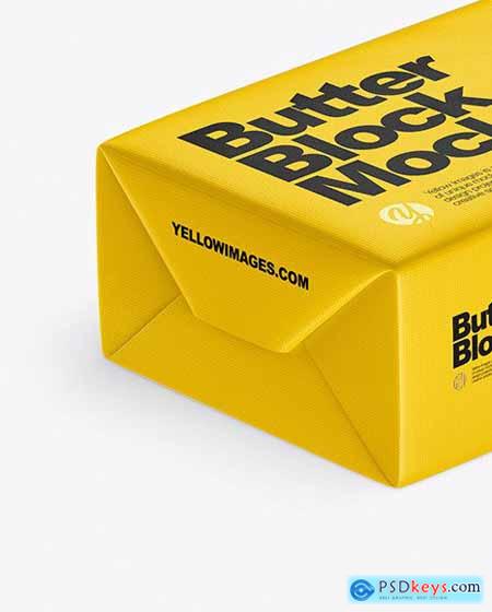 Matte Butter Block Mockup 56507