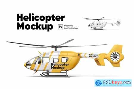 Helicopter Mockup