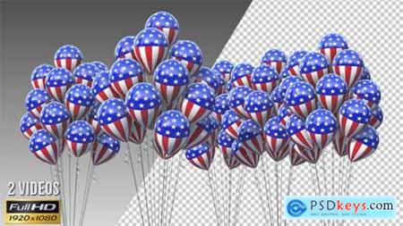 Balloons American Flag 2 Pack 11978426