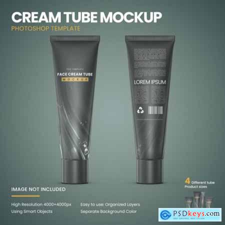 Cream Tube Mockup