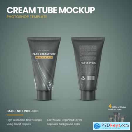 Cream Tube Mockup
