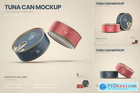 Tuna cans mockup